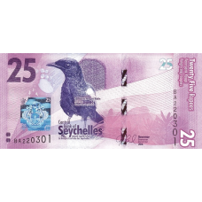 P48 Seychelles - 25 Rupees Year 2016