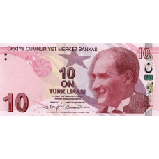 (426) ** PNew (PN225e) Turkey - 10 Lira Year 2009 (2022)