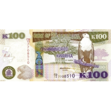 P54a Zambia - 100 Kwacha Year 2012